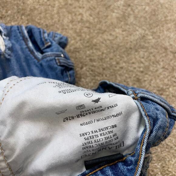 Blank NYC The Barrow Jean shorts denim cut off SZ 28" Vintage High rise short - Picture 8 of 9